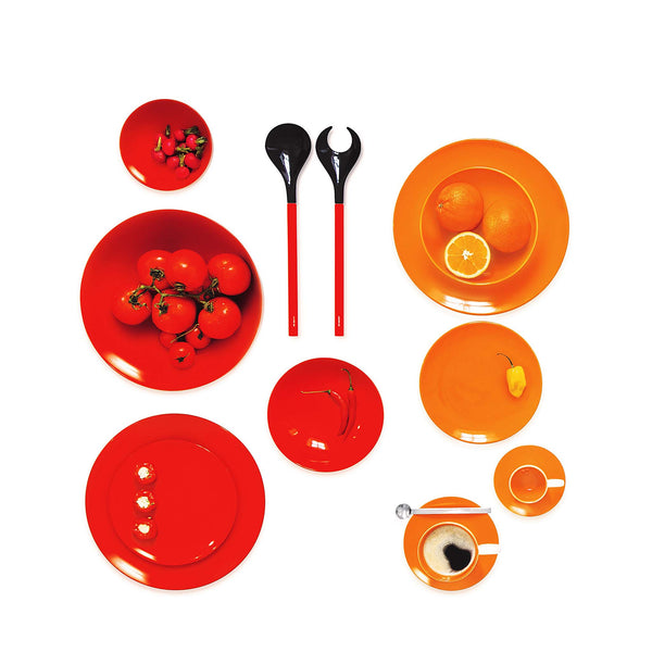ASA Selection Colour It porcelain dinnerware collection in red and orange.