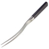 David Mellor black handle carving fork 31cm. PRODUCT CODE 2511152. Corin Mellor's 'Black Handle' stainless steel kitchen knives, specially developed for David Mellor Design, have proved enormously popular since they were first introduced.