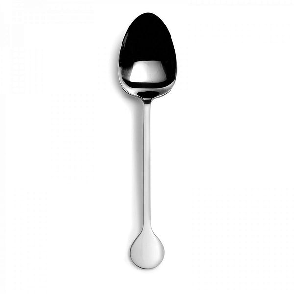 Hoffmann serving spoon. PRODUCT CODE 2520337. Length: 22.1cm Width: 5.1cm Material: 18/10 stainless steel Dishwasher safe: Yes. Satin finish. 