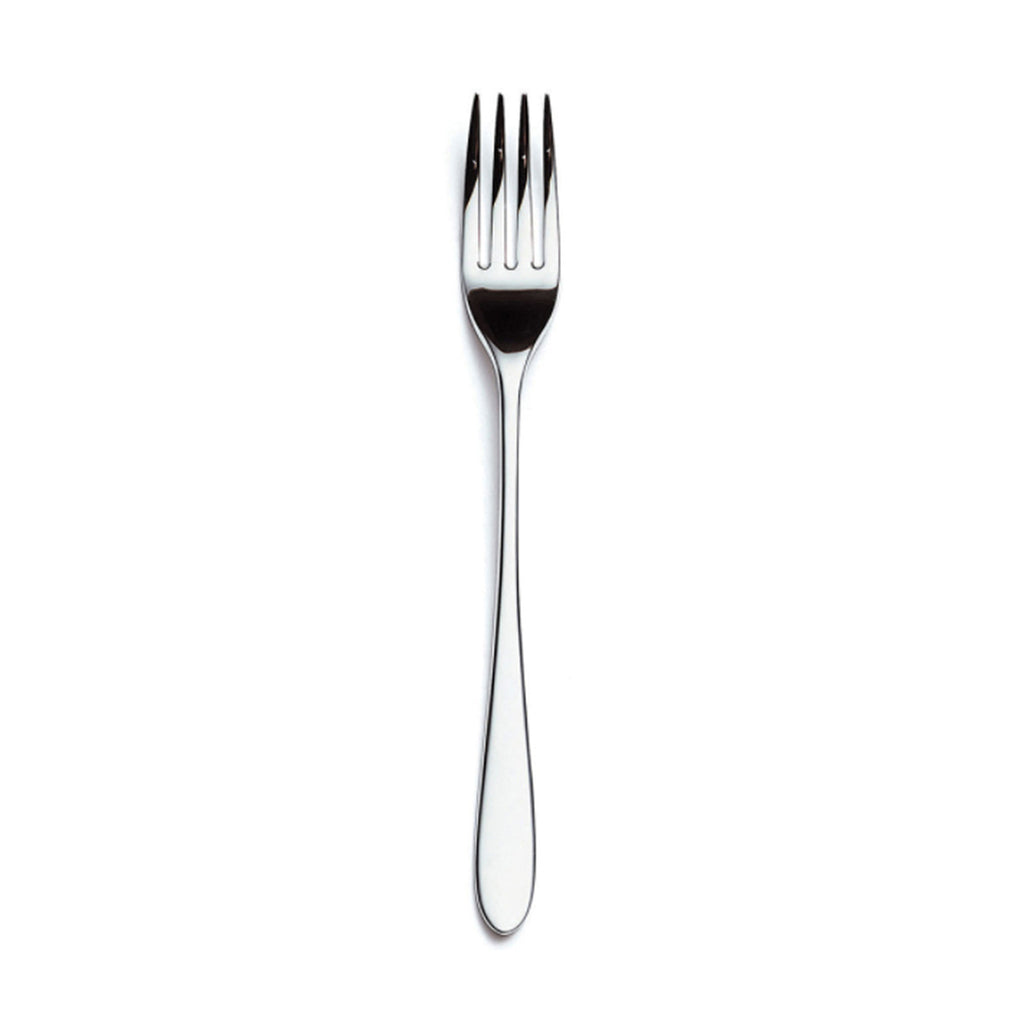 David Mellor Design Pride silver plate fish fork. PRODUCT CODE 2500156. Length: 19.5cm Width: 2.4cm Material: Silver plate Dishwasher safe: Yes. The simplicity of form and flawless mirror polish finish of ‘Pride’ creates a supremely elegant table setting, leading it to be used in many prestige restaurants and hotels all over the world.