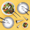 GENSE Retro Collection designed by Pierre Forssell. The collection consists of shakers for salt, pepper and sugar, cocktail forks that can be used as a knife, fork or spoon and lastly a salad set. 