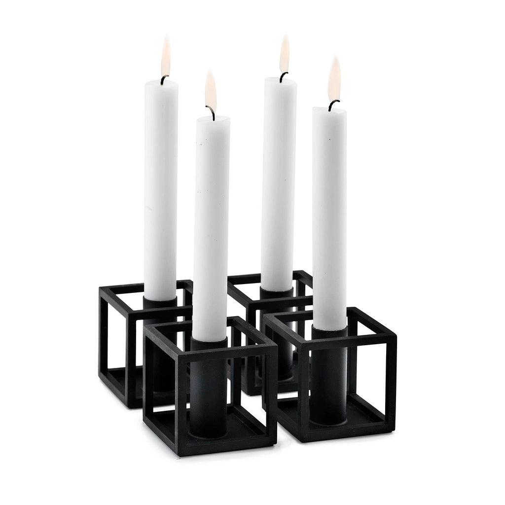The Kubus candleholder was the first step towards what you today know as by Lassen. Mogens Lassen spent several years developing, drawing and calculating his way to the right kind of candleholder, that you today know as Kubus.