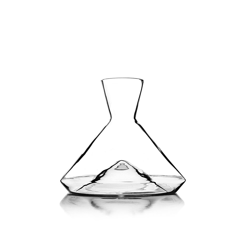 Monti-Decanter by Daniele 'Danne' Semeraro for Sempli. This ultra clear, lead-free crystal decanter uses a design that’ll steal the show at your next dinner party, and noticeably change your pours for the better.