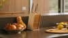 APTO Slot Knife Block - Steel + Wood. Crafted for the way you cook. It can store up to 6 large knives, or 9+ medium to small knives.