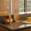 A home for your knives that keeps them at their best. Open-slot design promotes natural air circulation while removable components make cleaning simple — protecting your blades and preserving your investment for years to come. Crafted for the way you cook.