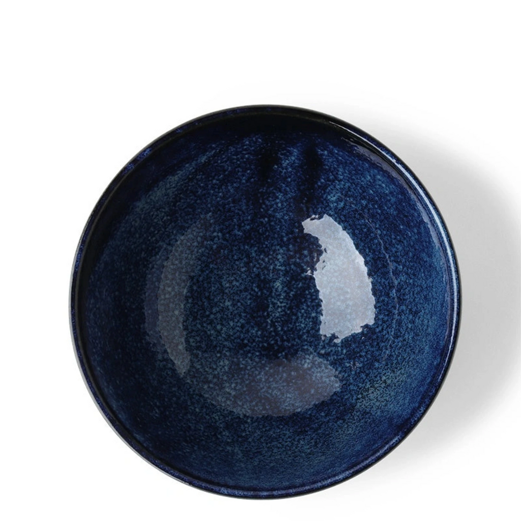 Bowl Namako Blue 7-3/4". SKU 140-384. UPC 837033000048. 7-3/4" diameter x 3-3/4"h. Dishwasher/microwave safe. Ceramic. Made in Japan.