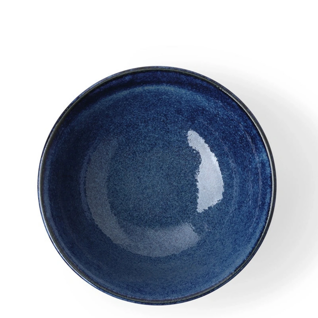 Bowl Namako Blue 8-1/2". Namako Blue color noodle bowl. 8-1/2" diameter x 3-3/8"h. Dishwasher/microwave safe. Ceramic. Made in Japan. SKU 140-385. UPC 846682025456.