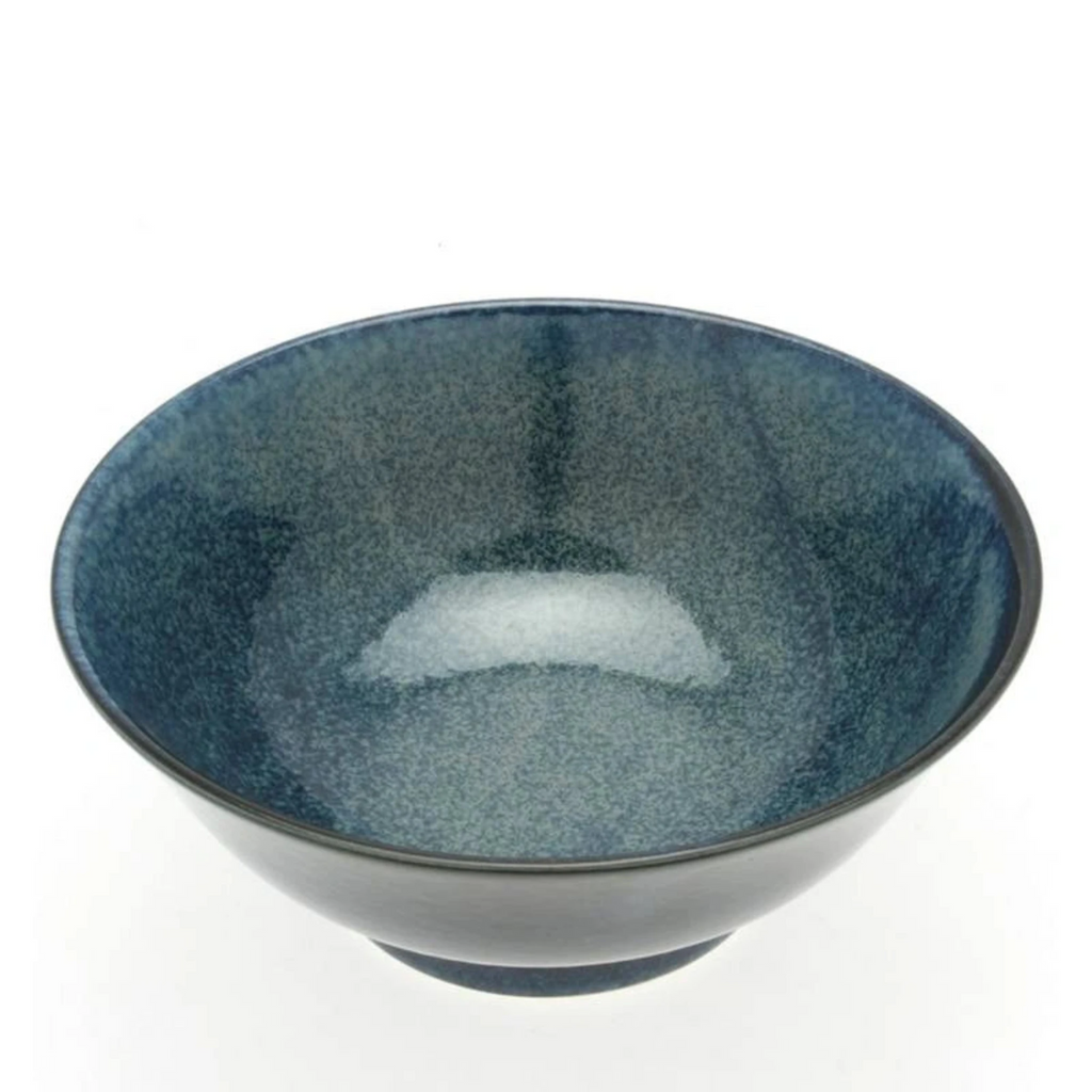 Bowl Namako Blue 8-1/2". Namako Blue color noodle bowl. 8-1/2" diameter x 3-3/8"h. Dishwasher/microwave safe. Ceramic. Made in Japan. SKU 140-385. UPC 846682025456.