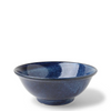 Namako Blue color noodle bowl. 8-1/2" diameter x 3-3/8"h. Dishwasher/microwave safe. Ceramic. Made in Japan.