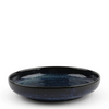 Namako Blue Pasta Plate 8". 8" diam. x 1.5"h. Ceramic. Dishwasher/microwave safe. Made in Japan.