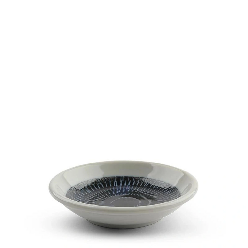 Tobikanna Indigo Blue Series sauce dish. SKU 170-607B. UPC 845332034381. 3.5" diameter. 