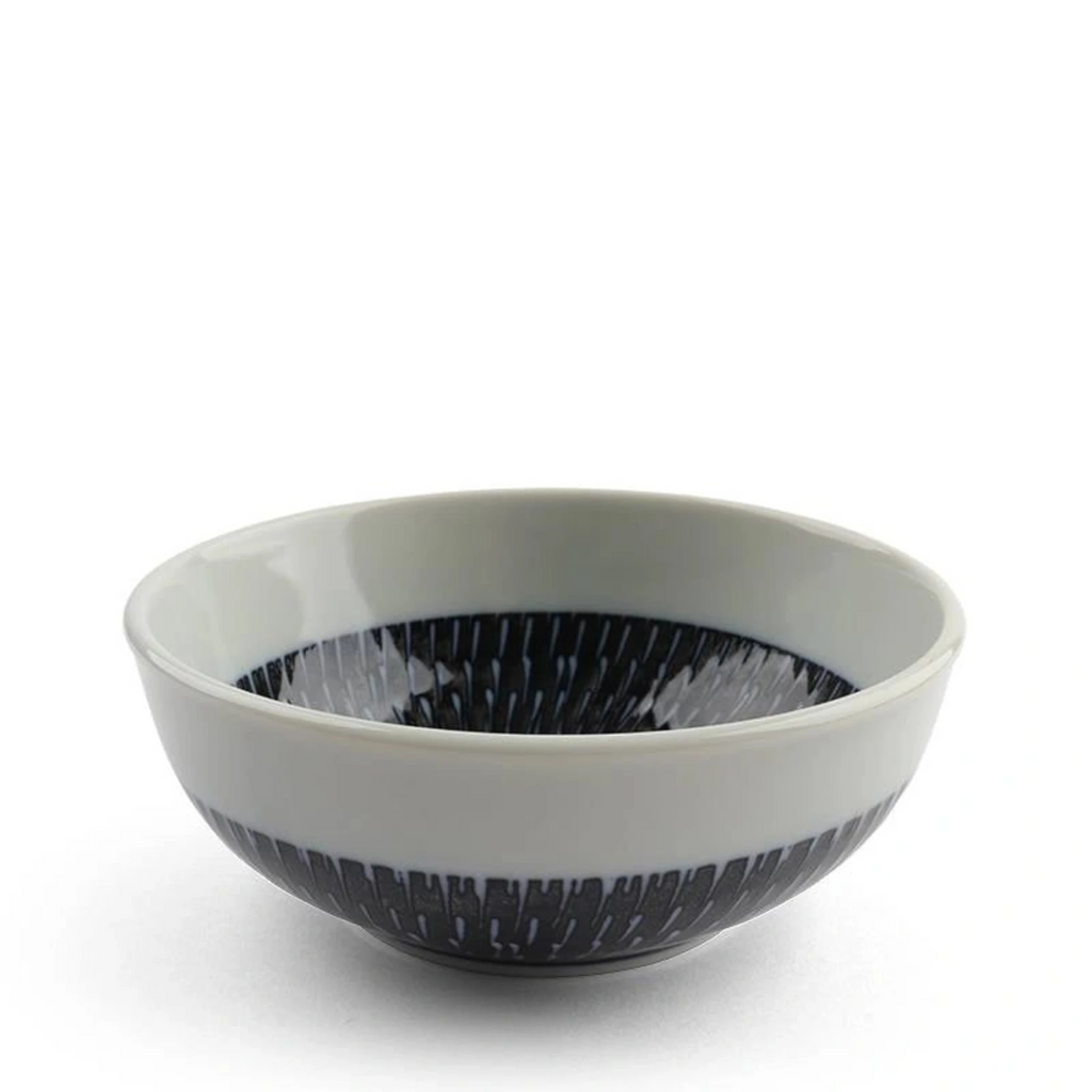 Tobikanna Blue Bowl 5.25". SKU 170-611B. UPC 845332034565. Tobikanna Indigo Blue Series medium bowl.  Great for dips, soups, and snacks! 5.25" diameter x 2"h.