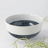 Tobikanna Blue Bowl 5.25" diameter. Great for dips, soups, and snacks! Tobikanna Indigo Blue Series. 5.25" diameter x 2"h. Ceramic. Microwave/dishwasher safe. Made in Japan. SKU 170-611B. UPC 845332034565.
