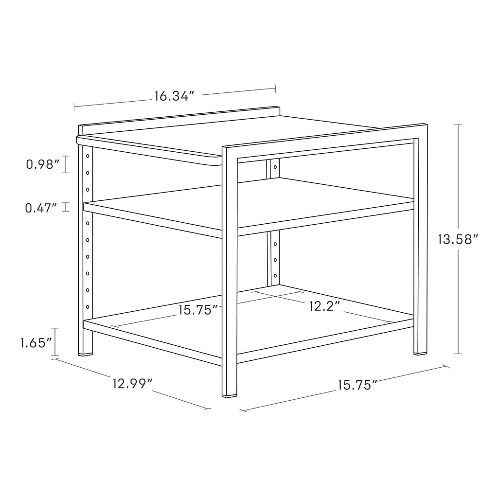 This three-tier kitchen storage rack is the key to cabinet organization! Make the most of vertical storage space with its adjustable shelves and hooks. Adjust the bottom two shelves as you wish to store baking sheets, electric burners, pots and pans, and other bulky kitchen appliances that are otherwise hard to store. An effective solution to keep your cleaning tools in check under the kitchen sink, and even bathroom cabinets.