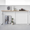 This luxuriously long yet stealthily slim console table will add just the extra storage you need in your entryway or maximize the space behind the couch or sofa. 