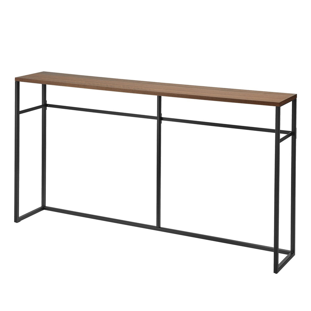 This luxuriously long yet stealthily slim console table will add just the extra storage you need in your entryway or maximize the space behind the couch or sofa. 