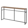 This luxuriously long yet stealthily slim console table will add just the extra storage you need in your entryway or maximize the space behind the couch or sofa. 