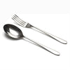 David Mellor Design Pride stainless steel large serving set boxed. Pride range has been expanded to include new large-size serving forks and spoons. These generous new serving pieces are available in specially created 70th anniversary boxed sets for a limited time.