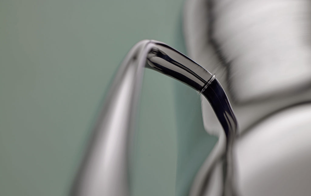 Dorotea is produced from 91% post-consumer recycled stainless steel. This means that the stainless steel has had a past life.

In addition to being extremely durable, stainless steel can be melted down and transformed into new products without losing its properties and qualities. Stainless steel can be endlessly recycled, meaning it is a material that keeps on giving.
