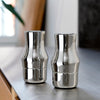 The Dorotea mills are made from recycled stainless steel. This means that the stainless steel has had a past life. In addition to being extremely durable, stainless steel can be melted down and transformed into new products without losing its properties and qualities. Stainless steel can be endlessly recycled, meaning it is a material that keeps on giving.
