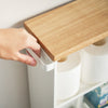 Install handle on either end for max versatility. Replacement wooden tops can be purchased.
