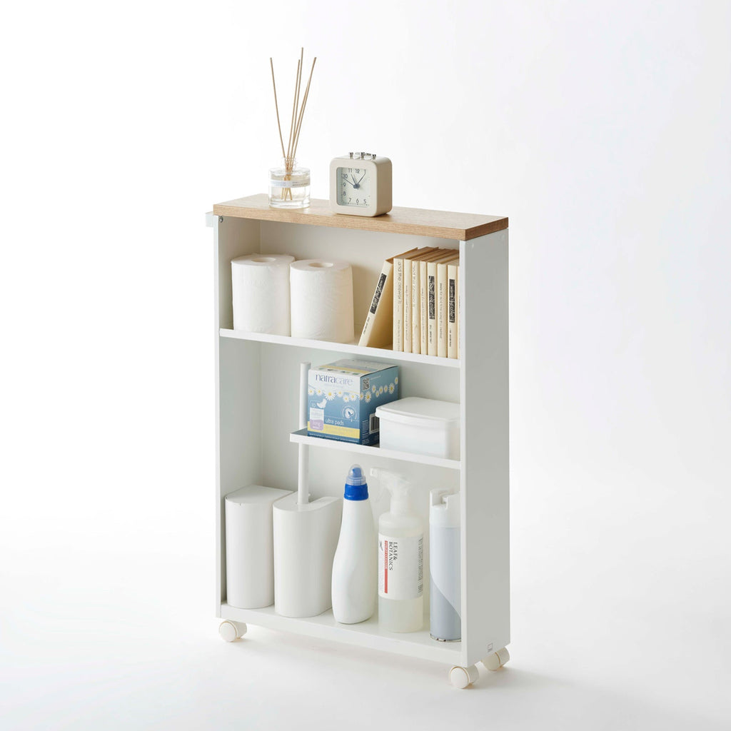 Bring style and function to any room with this iconic storage cart. A versatile solution ideal for narrow nooks where discreet storage is preferred.