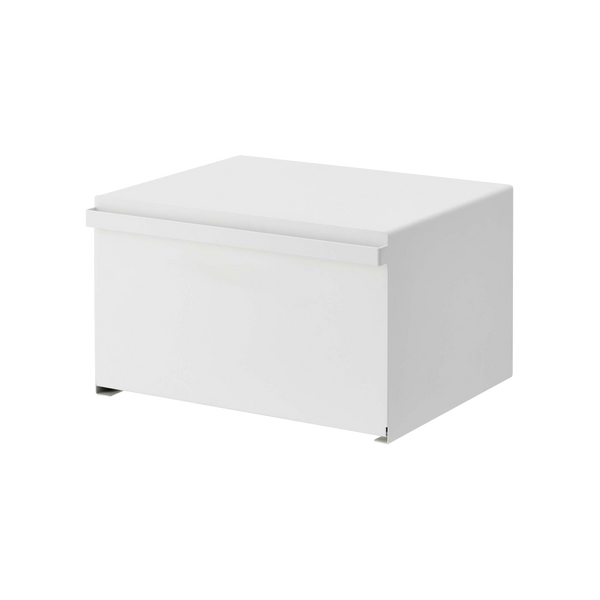 Hinge along the bottom allows for minimal airflow to prevent condensation and mold. Not airtight.