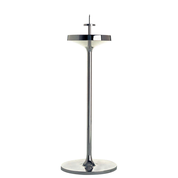 Embassy stainless steel candlestick 30cm. SKU 4805106.Originally designed in 1963 for use in British embassies abroad and previously only available in silver plate, we are pleased to now introduce a stainless steel version of this design classic.

These spectacular candlesticks add real height and elegance to a table setting. Use individually or group together different heights. Candles with a 3cm base are ideal for this candleholder. Supplied in a gift box.