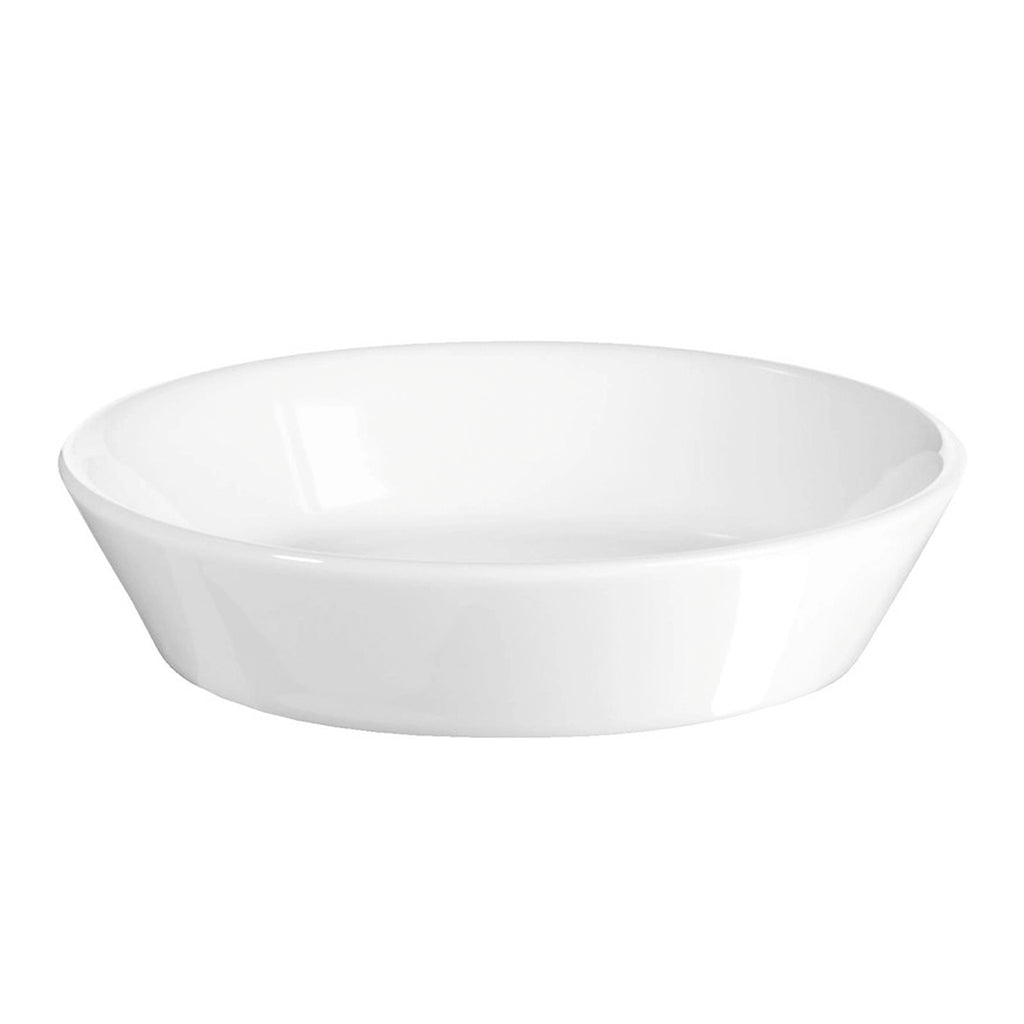 ASA Selection 250°C Plus Porcelain Poletto Cookware. Aperitif Plate/Lid Round Small White 8.5cm diameter (Pairs w/ Soufflé Dish 52001017). SKU 52101017. UPC / EAN 4024433272571. 250°C Plus Porcelain was designed for the oven, and arrived on the table, becoming a symbolic element both in the universe of restaurants and houses. 