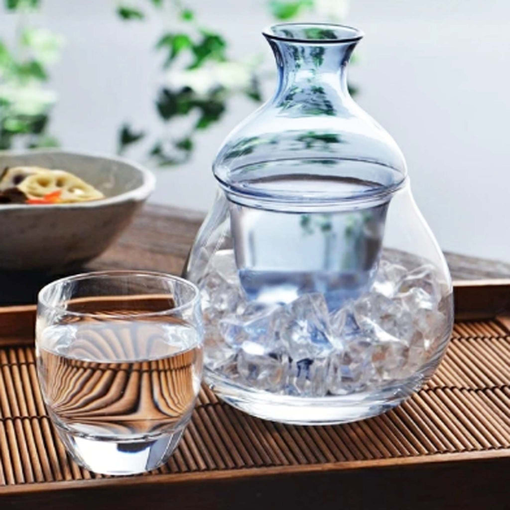 Toyo-Sasaki Glass Sake Cup. 300626/T-16108-JAN; Sake cup 3.3 fl.oz/95mL. UPC 4961373015311. A glass with a smaller size is recommended to allow the alcohol to be sipped gradually.