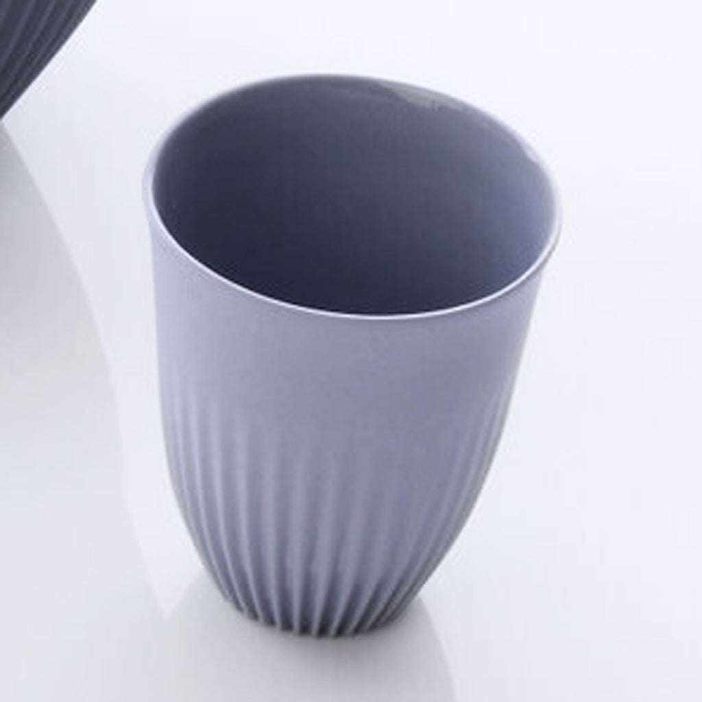 Feinedinge* Vienna Alice Mug Cup Beaker Collection. Espresso Mug d3 in grey-blue.
