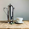 Domus Cafetiere Large - Steel Handle - SKU NM00001. The Domus always seems to be the centre of attention in any setting, effortlessly. Defined by understated elegance and sheer beauty, it makes enjoying a pot of coffee alone or with friends somehow always feel like an occasion.