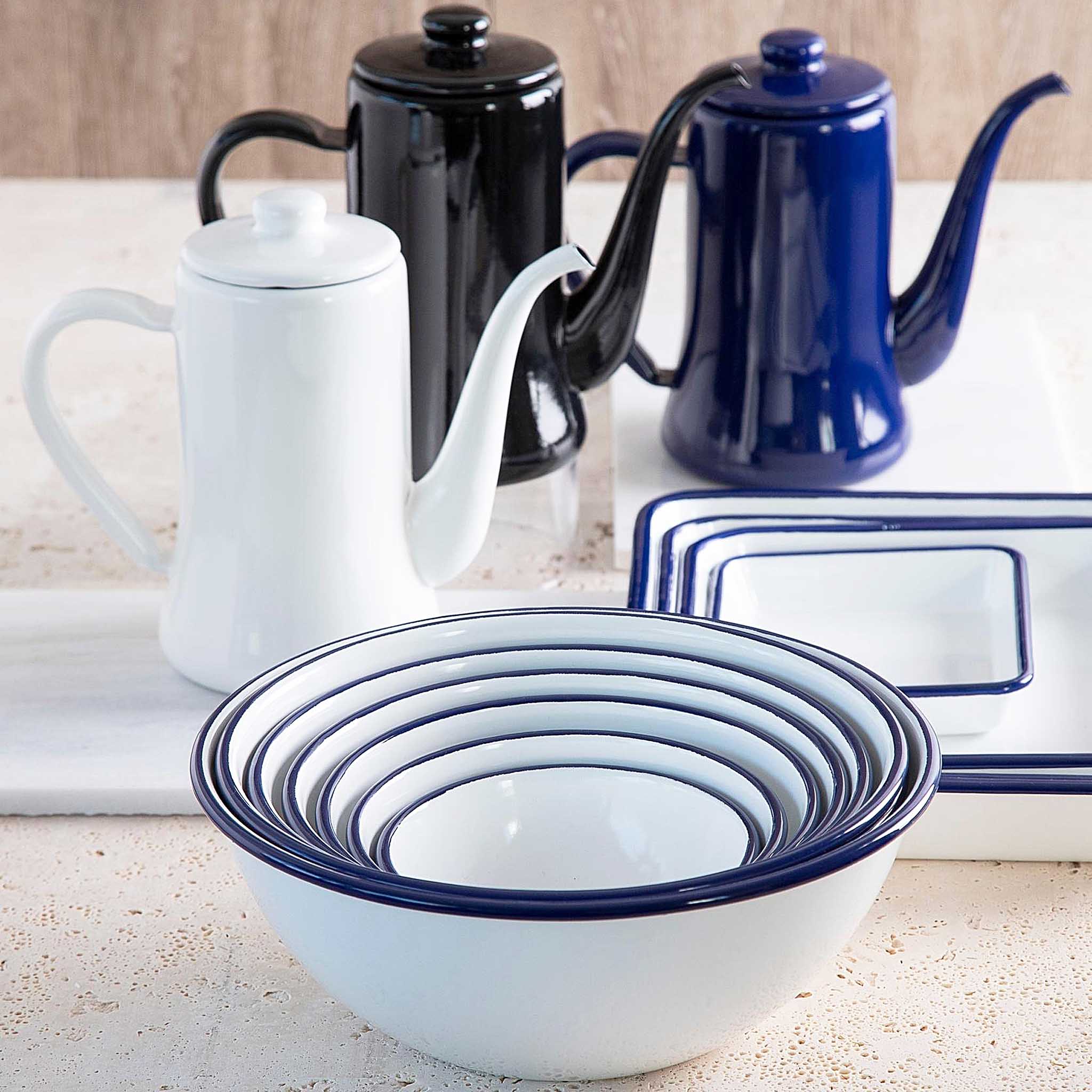 Tsukiusagi-jirushi Enamelware Bowl - Thumbnail 5