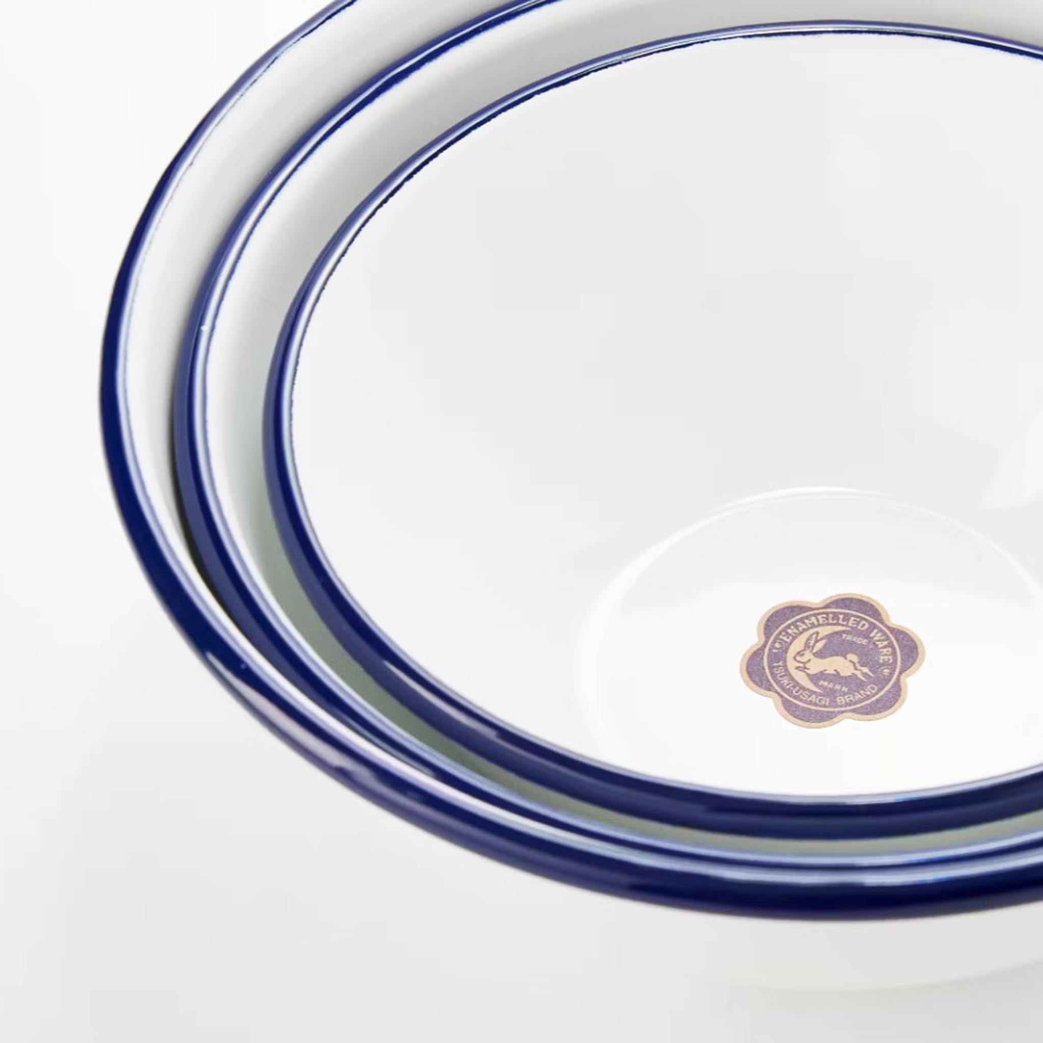 Tsukiusagi-jirushi Enamelware Bowl - Thumbnail 2