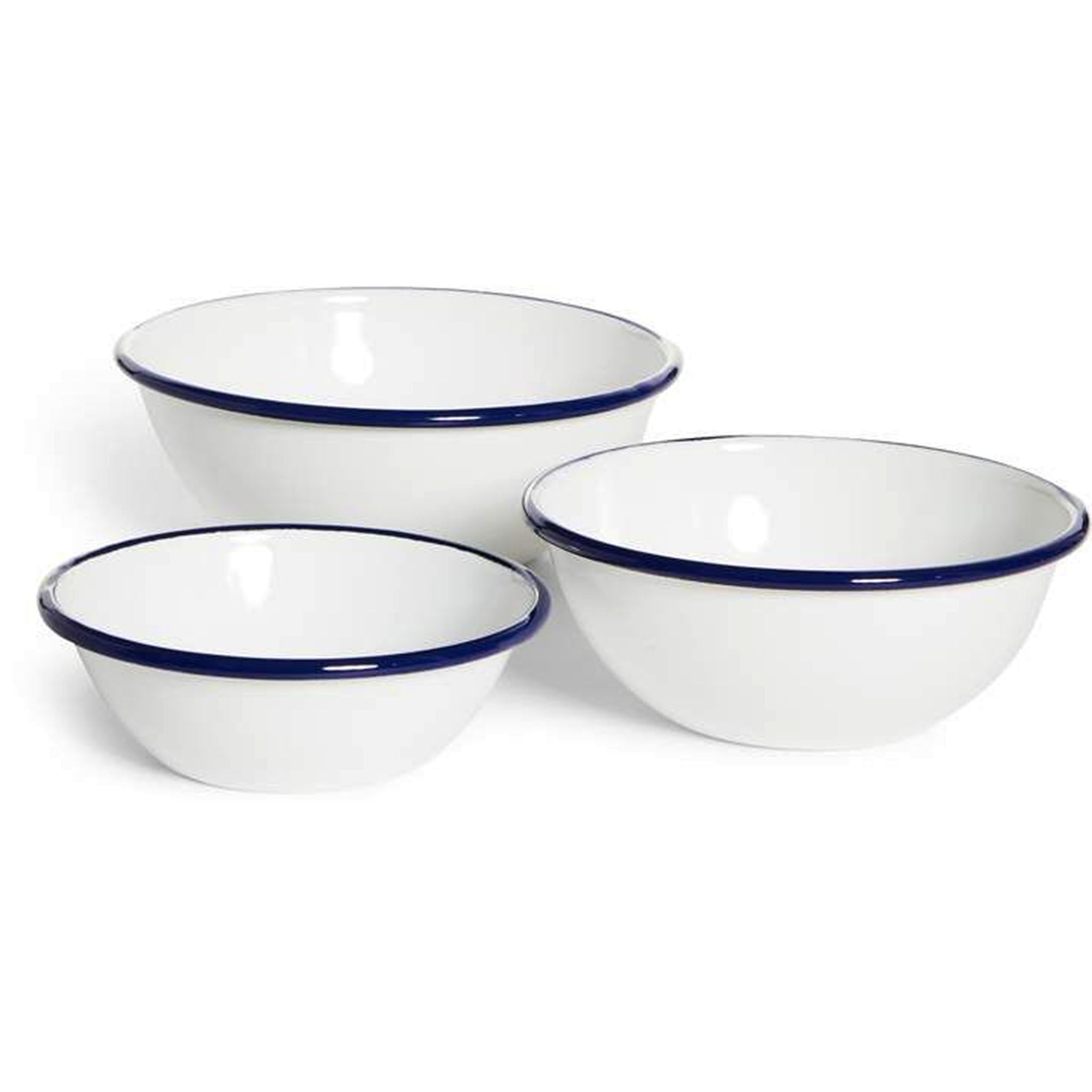 Tsuki Usagi Jirushi Enamelware Set of 5 Bowls from Abode NY– Abode