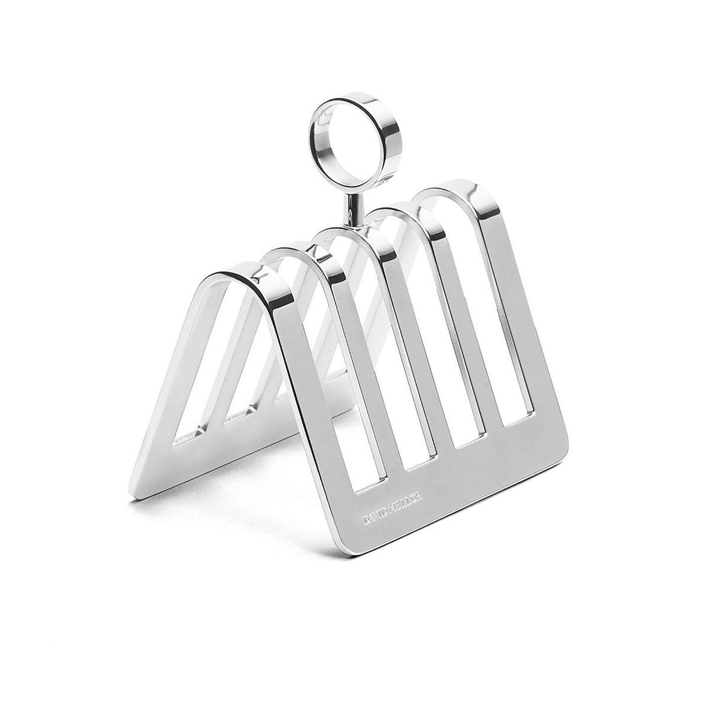 This particularly handsome toast rack has been recreated by Corin Mellor from an original 1961 David Mellor design. Meticulously made in heavyweight stainless steel and beautifully hand finished. The luxurious feel and weight make this toast rack a wonderful gift. 