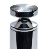 Their unusual, precision machined tops are a contemporary interpretation of a cog, reflecting their grinding action and our industrial design heritage. Beautifully engineered for high-definition crispness, they feature a subtle black or white band to distinguish between salt and pepper at the table.