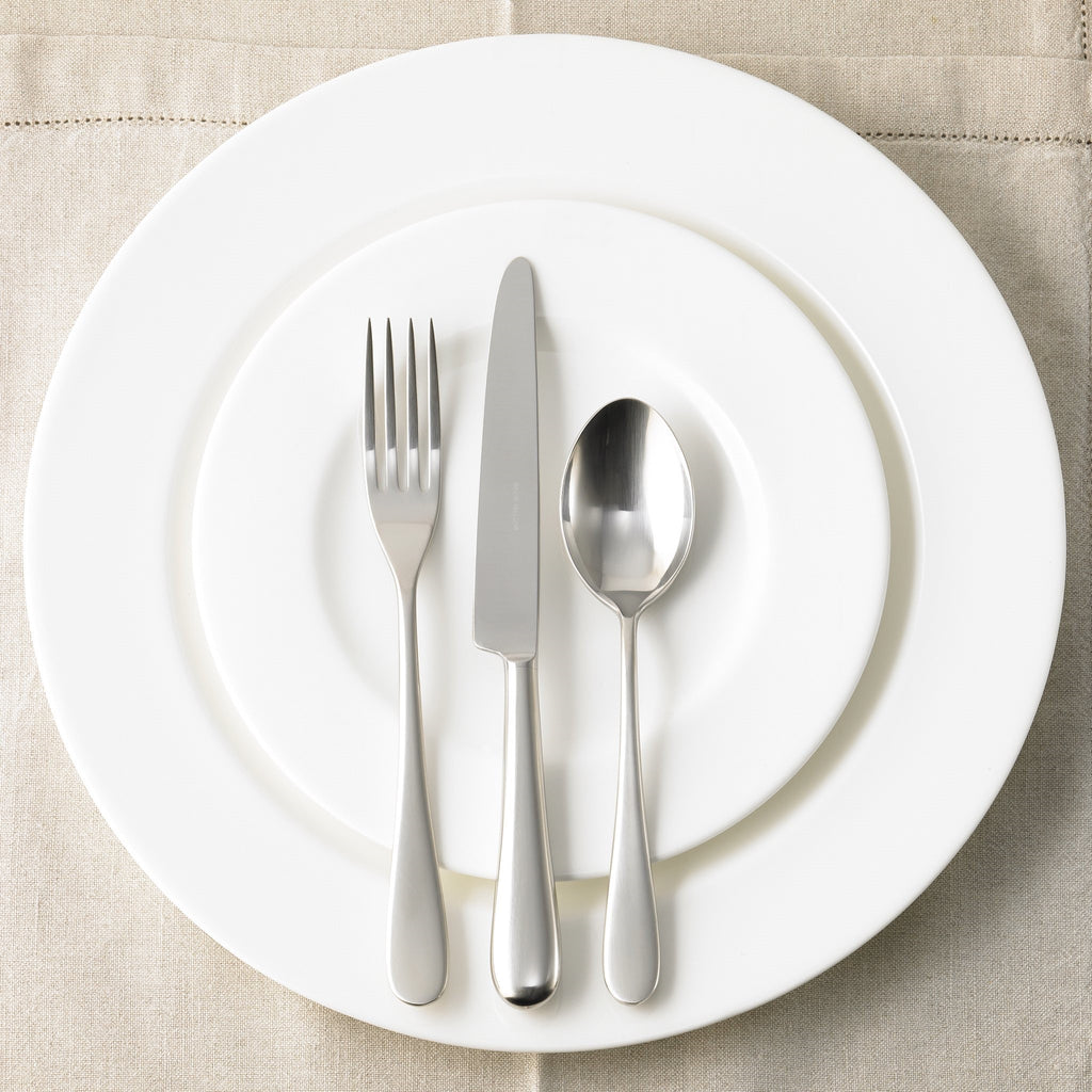 Paris six-piece cutlery place setting. This is connoisseurs’ cutlery for people who appreciate fine dining, bringing effortless elegance to any table setting.  Paris has proved phenomenally popular since it was first introduced in 1993 and has consistently been one of our best-selling designs. SKU 4992015.