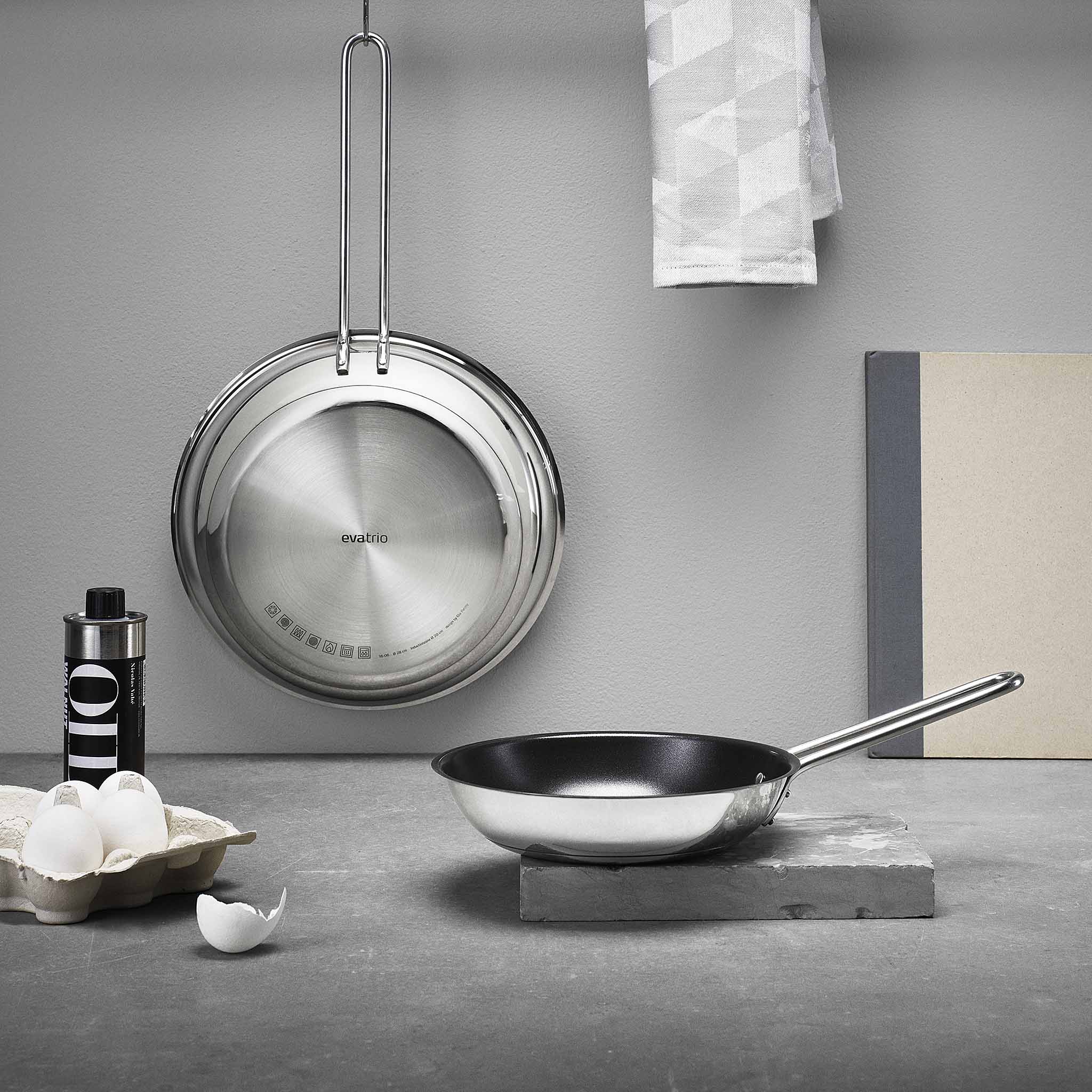 Eva Trio Stainless-Steel Frying Pan