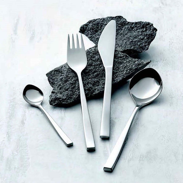 GENSE Fuga Stainless Steel Cutlery Collection by Tias Eckhoff. Tias Eckhoff is without a doubt, one of Norway’s most versatile designers.  He was a pioneer in industrial design, and had a helping hand in creating the concept of Scandinavian design.