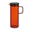 Hario Glass Colors Cold Brew Tea Pitcher HCB-800-AB. Now introducing glass pitchers in colors that are not clear! Neat! The lid on this server has a built-in strainer so it’s perfect for cold brewing tea and infusing water with fruit and herbs.