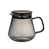 Hario Colors Tea & Coffee Server HCT-600-GR. We did something a little different. Now introducing glass servers in colors that are not clear! Neat! The lid on this server has a built in strainer so it’s perfect for brewing tea. This server can accommodate any 01, 02 or 03 sized V60 dripper so it’s also great for brewing coffee and serving.