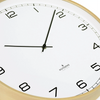 With a slim wooden frame and a clear minimalist clock face, the wooden wall clock is the perfectly serene and unobtrusive addition to your interior. The wall clock is equipped with a smooth and silent movement, making it the ideal companion in a space designed for living, sleeping or working.