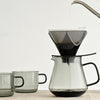 The tea & Coffee Server has a lid with a Mesh Filter. You can put tea leaves and hot water into the server, and pour them out directly after brewing. When used as a coffee server, please remove the lid and place the dripper on top for brewing. This server can accommodate any 01, 02 or 03 sized V60 dripper so it’s also great for brewing coffee and serving. This server can accommodate any 01, 02 or 03 sized V60 dripper so it’s also great for brewing coffee and serving.