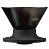 The V60 Dripper NEO features 72 delicate ribs, which are concentrated at the bottom into just 9, creating a unique structure (registered utility model).
Hot water flows evenly from the entire wall, resulting in fast extraction speed and a clean, satisfying flavor.
This allows you to brew a cup of coffee with a harmonious balance of acidity, sweetness, and body.