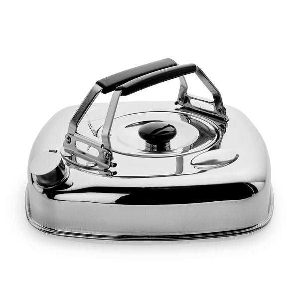 This cool new Cube Kettle from Japanese designer Masataka Sugiyama is a unique stainless steel kettle with a low-profile, square shape and a flat, thin bottom that is designed to bring water to a boil much faster than traditional kettles. 