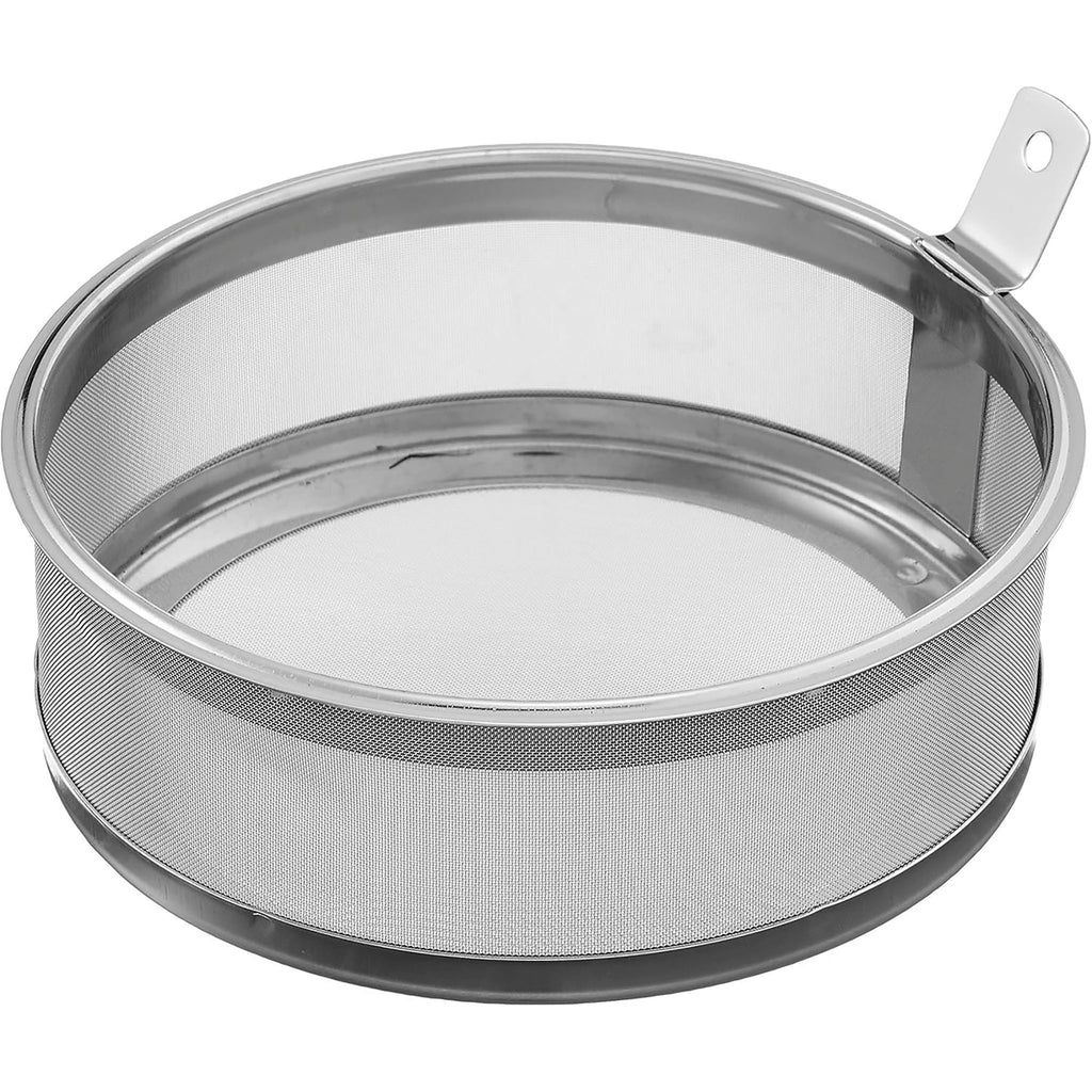 Not only does it boil water in a speedier fashion, it also includes a built-in strainer in the center for making tea or coffee right inside the kettle, fold down handles for compact storage, and a space-saving stackable shape that's perfect for keeping iced tea or iced coffee available in the fridge. 