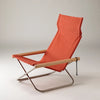 Nychair X Terracotta. The first, and the most iconic Nychair X model, designed in 1970.

This model has the lowest seat height and a center of gravity across all models, giving a sense of grounding. 
The chair features generous seat depth and a high back to support the whole body and allow for deep relaxation, especially when paired with an Ottoman. SKU NY-102.