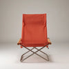 The first model in Nychair X series. The seat height is the lowest in this model, and it gives the greatest sense of grounding. Thanks to a generous seat depth, the chair allows the whole body to lay back and rest. When paired with Ottoman, it can provide even more relaxing experience.