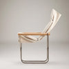 The chair can be easily folded into a thickness of as little as 15-22 cm, which can still stand on its own and can be stored away into a narrow space. Folded chair can also be carried more easily, and with a weight of just 6-6.5 kg, it can be handled with ease by most users.